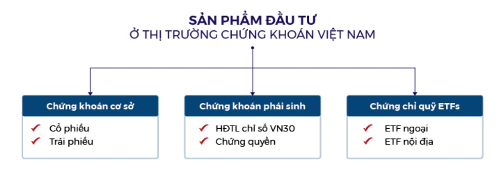 II. Các sản phẩm đầu tư ở thị trường chứng khoán Việt Nam